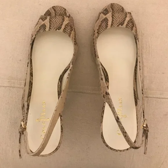 NEW COLE HAAN Air Talia Sling 60 slingback open toe US 7M - Picture 3 of 8